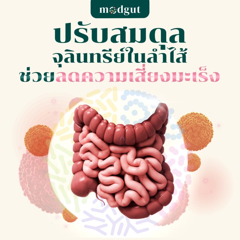 ปรับสมดุลจุลินทรีย์ในลำไส้ ช่วยลดความเสี่ยงมะเร็ง